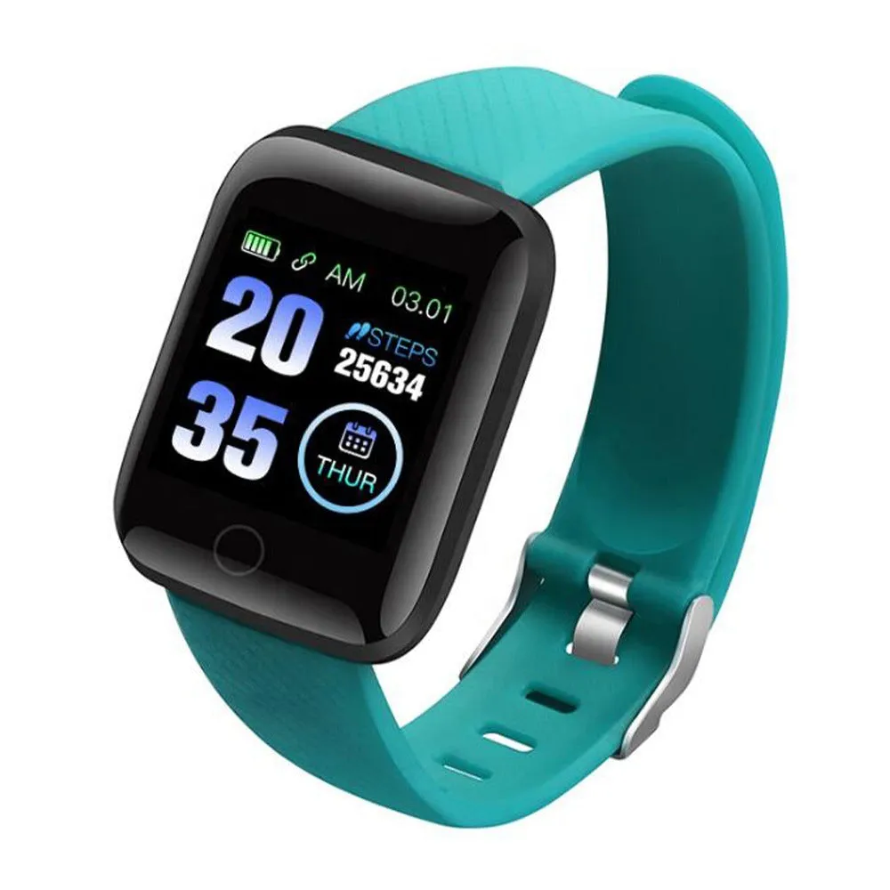 116Plus Smart Bracelet 116S Sports Bracelet D13 Bracelet Heart Rate Blood Pressure Monitoring Bluetooth Sports Watch