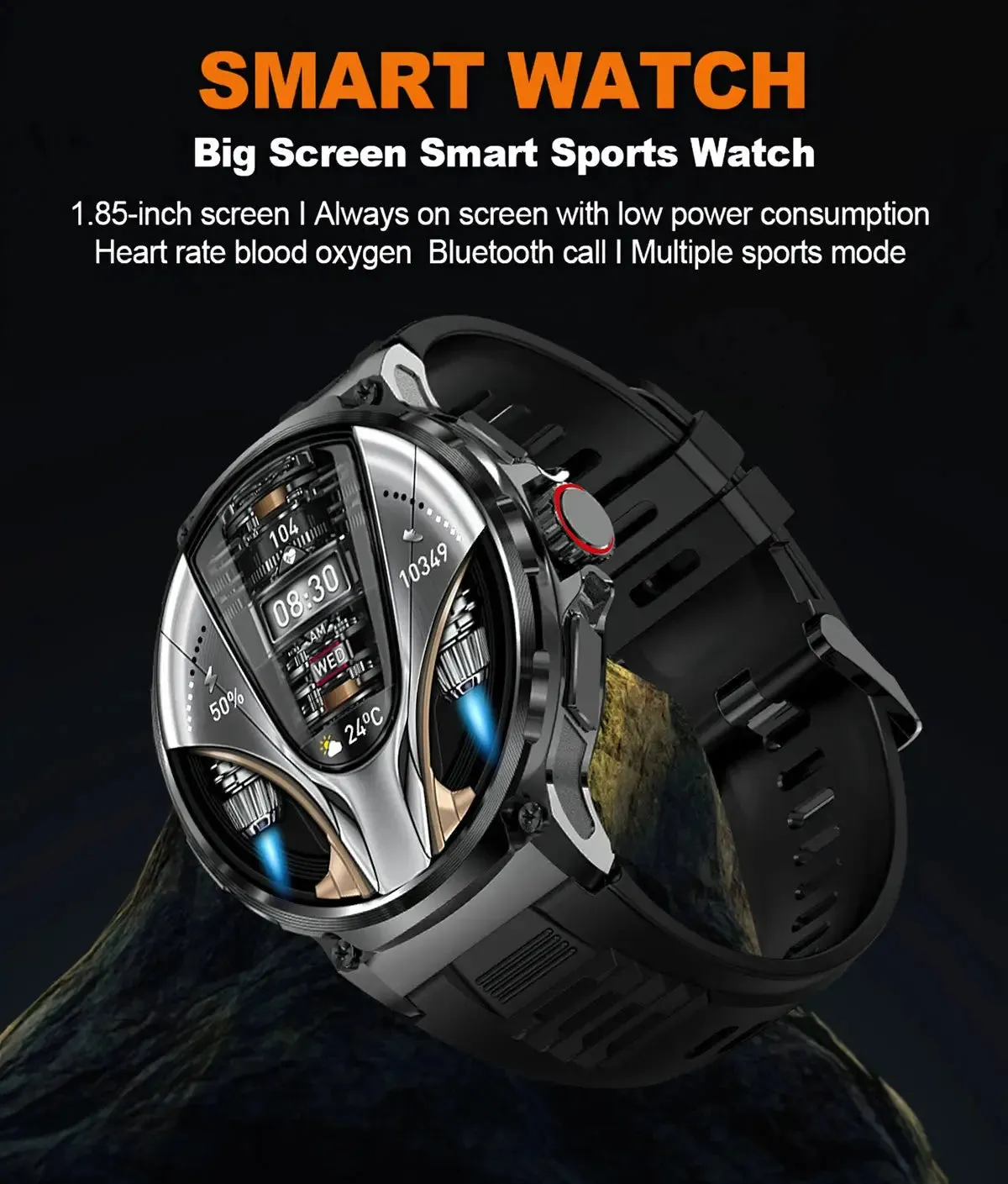 1.85" Ultra HD Smart Watch