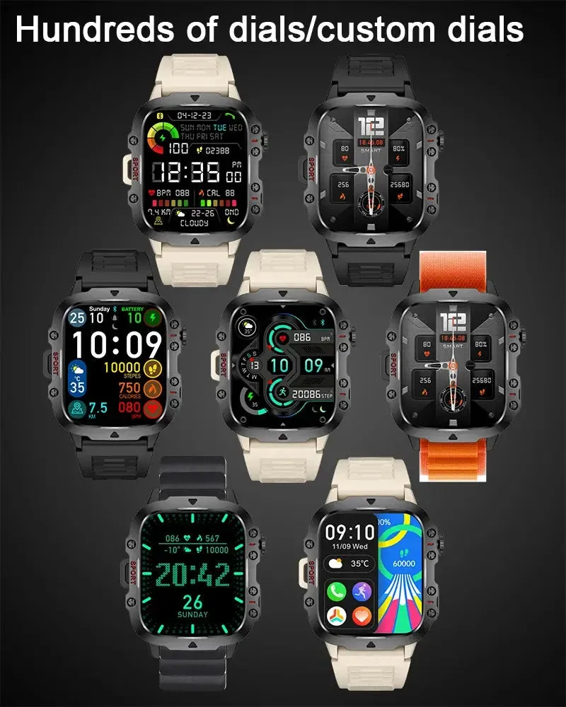 2024 Military Smart Watch - IP68