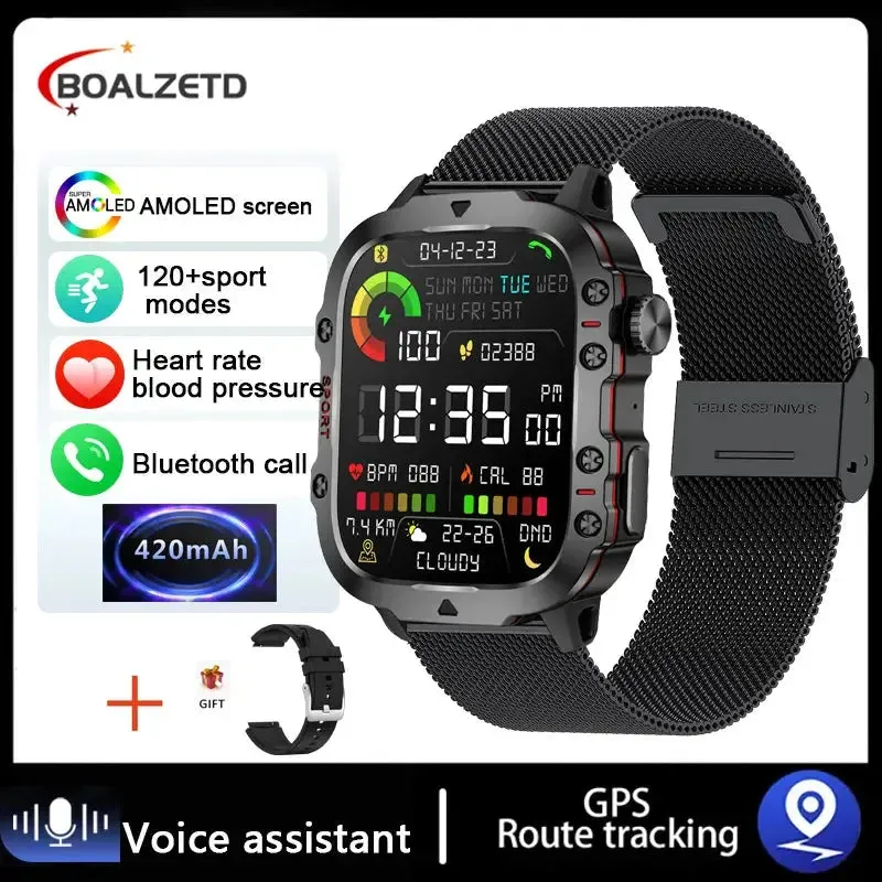 2024 Military Smart Watch - IP68