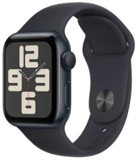 Apple Watch SE 2 (2023) 44mm (GPS CELLULAR) - Midnight Aluminum - Midnight Sport Band - Size:M/L - (MNU03LL/A)