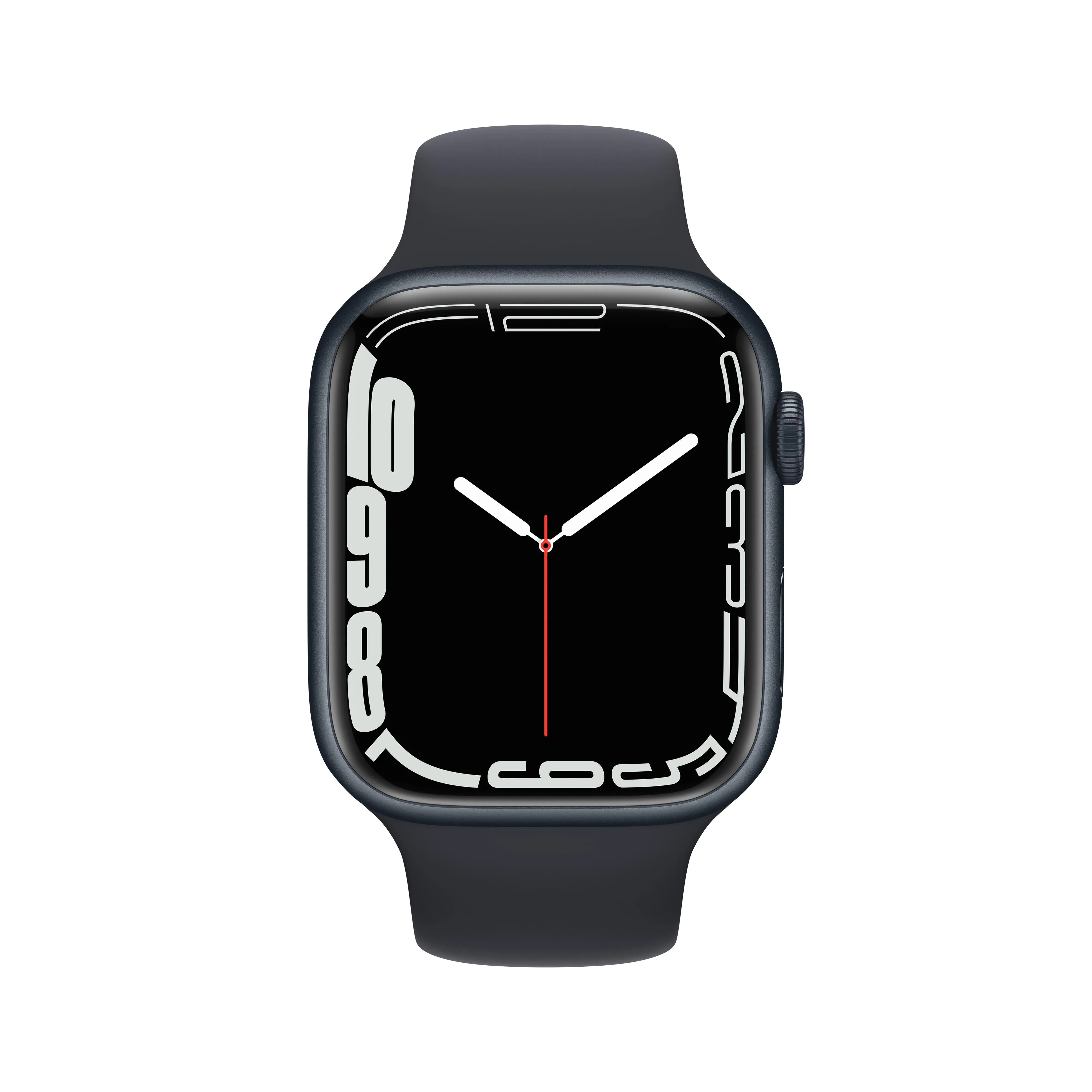 Apple Watch Series 7 GPS   Cellular, 45mm Midnight Aluminium Case with Midnight Sport Band - Regular