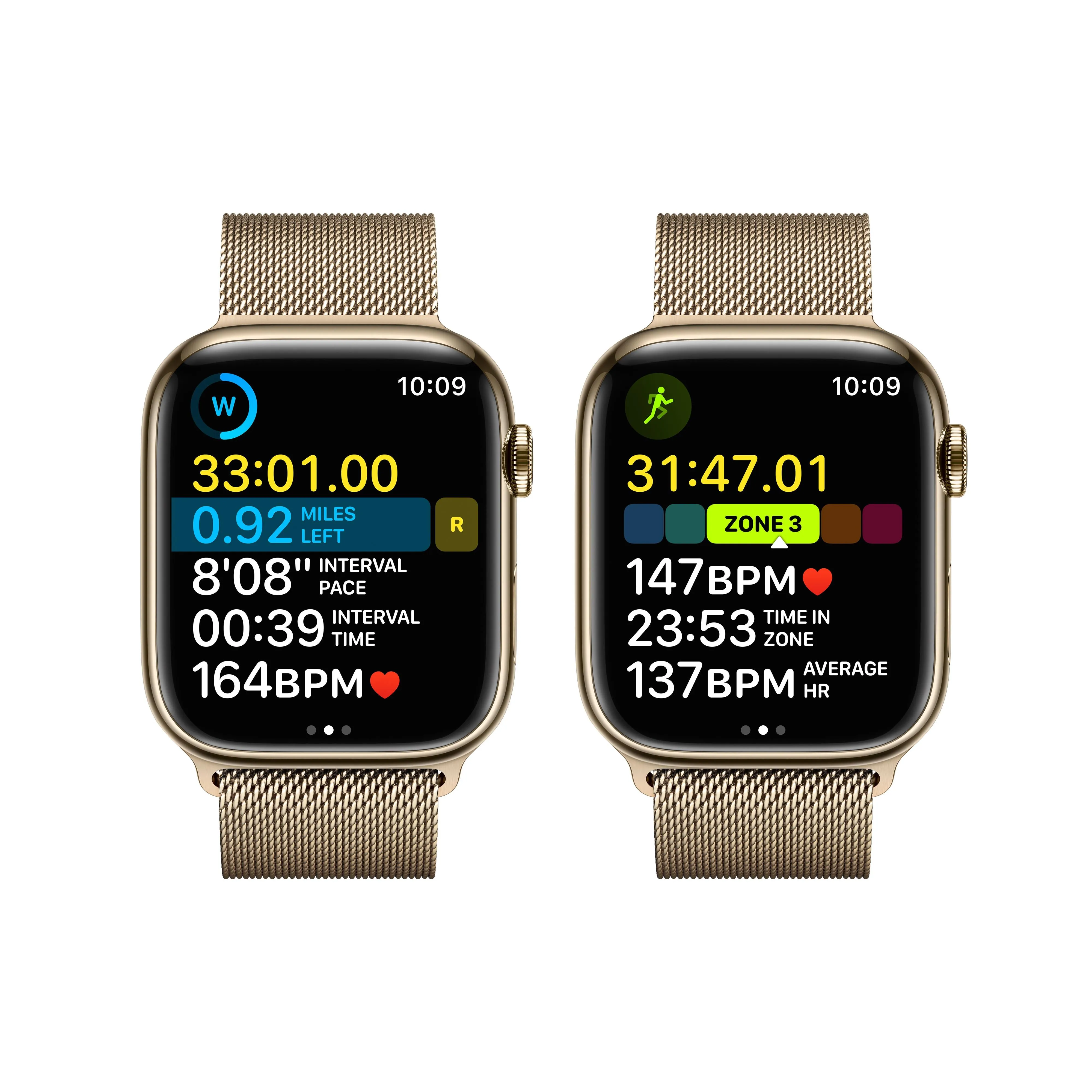 Apple Watch Series 8 GPS   Cellular 45mm Gold Stainless Steel Case with Gold Milanese Loop