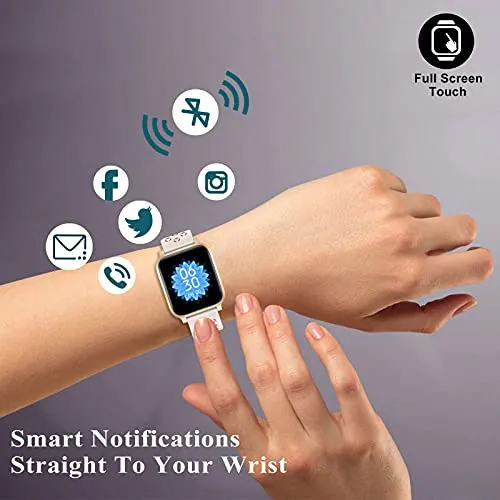 ASWEE Smart Watch for Women Men, Fitness Trackers with Blood Oxygen, Heart Rate and Sleep Monitor, Pedometer Step Counter Watch with 5ATM Waterproof, Smartwatch Compatible with iPhone Android Phones