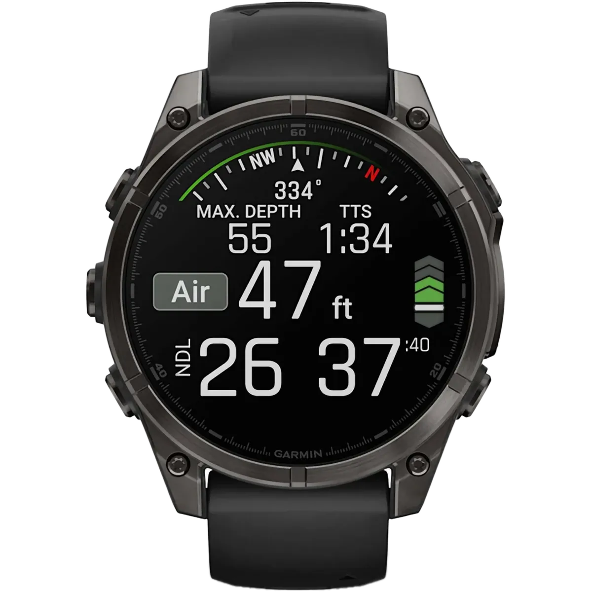 Fenix 8 Sapphire 47mm Amoled - Carbon Gray