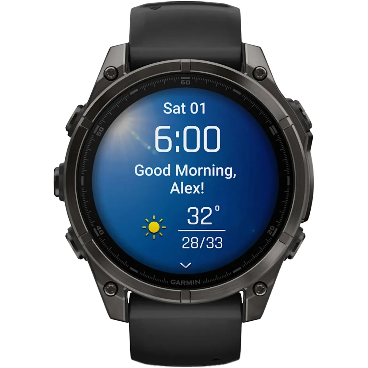 Fenix 8 Sapphire 47mm Amoled - Carbon Gray