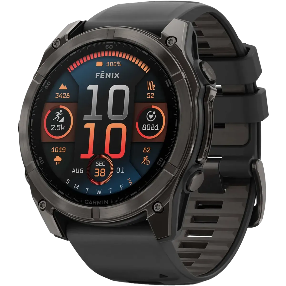 Fenix 8 Sapphire 51mm Amoled - Carbon Gray