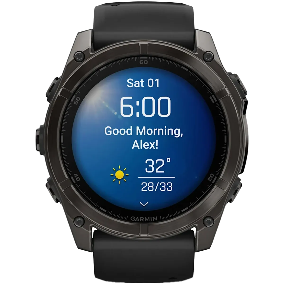 Fenix 8 Sapphire 51mm Amoled - Carbon Gray