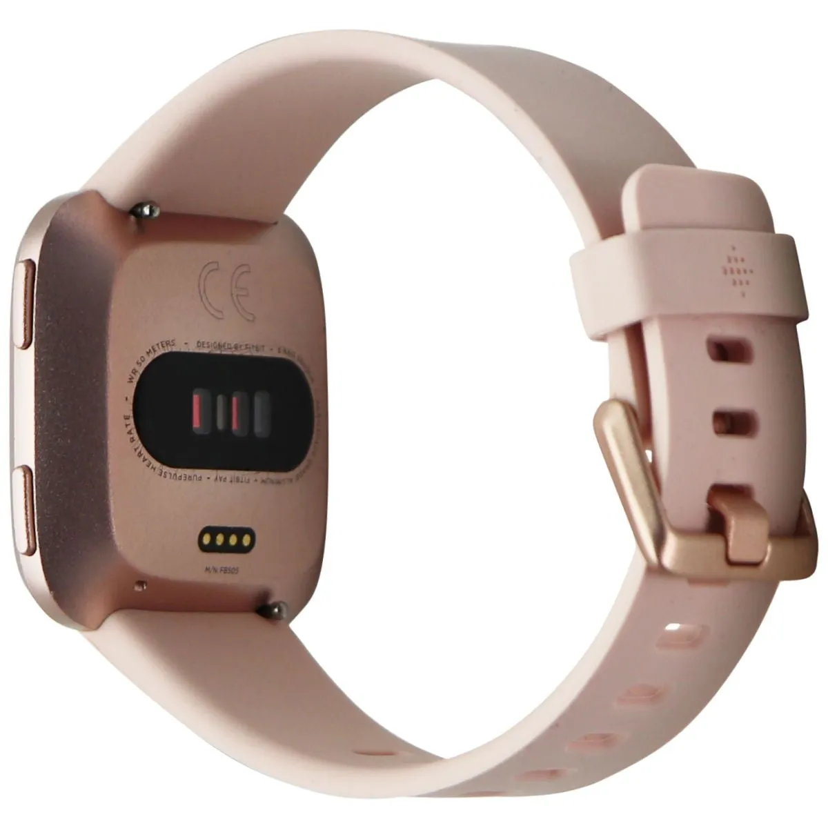 Fitbit Versa (1st Gen) Smart Watch - Rose Gold Aluminum/Pink Band (FB505)