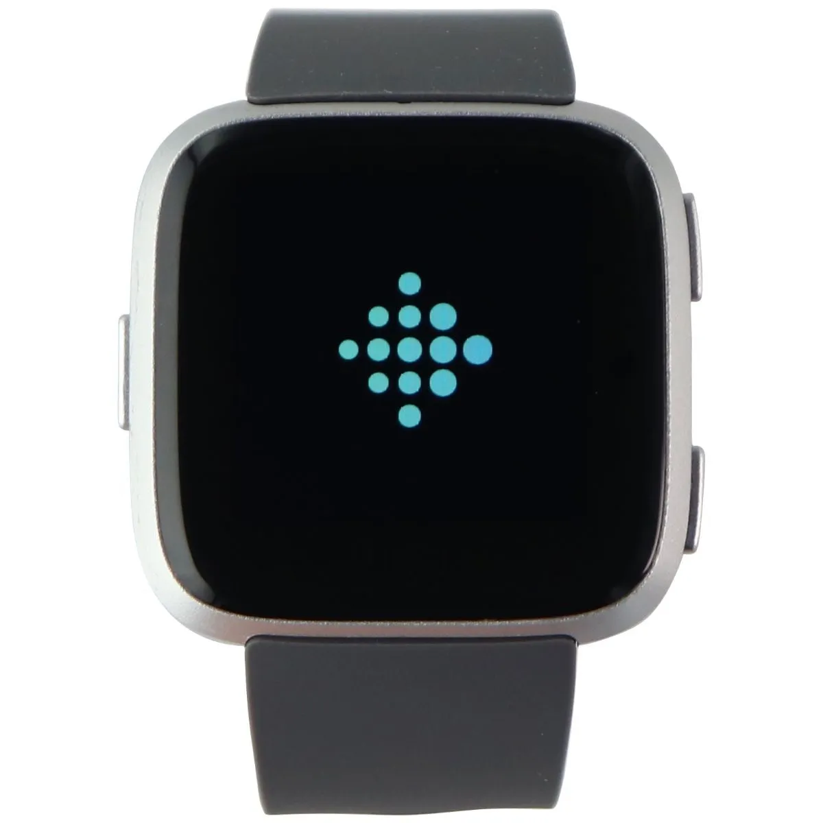 Fitbit Versa (1st Gen) Smart Watch - Silver Aluminum/Gray Band (FB505)