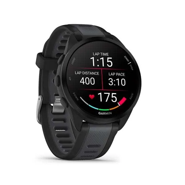 Garmin Forerunner 165, Easy to Use Lightweight GPS Running Smartwatch