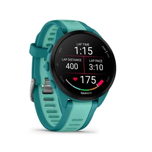 Garmin Forerunner 165, Easy to Use Lightweight GPS Running Smartwatch