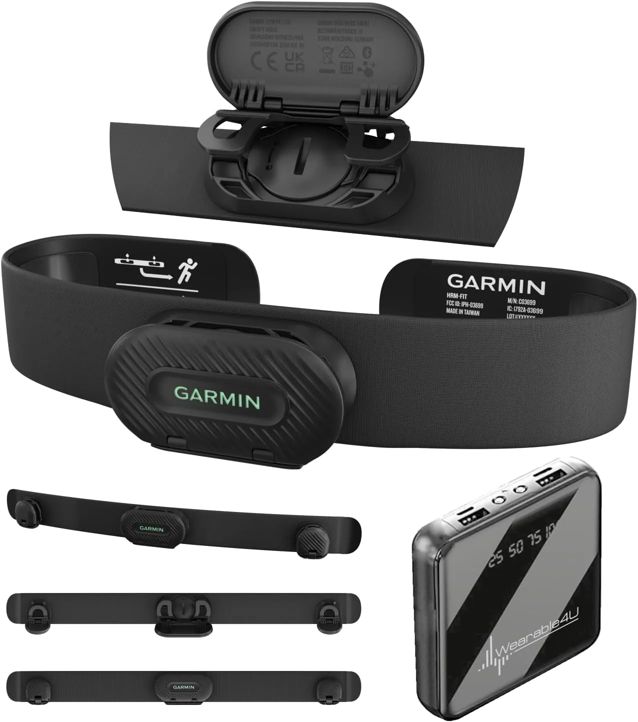 Garmin HRM-Fit, Heart Rate Monitor Designed for Women, Clip-On Design (010-13314-00)