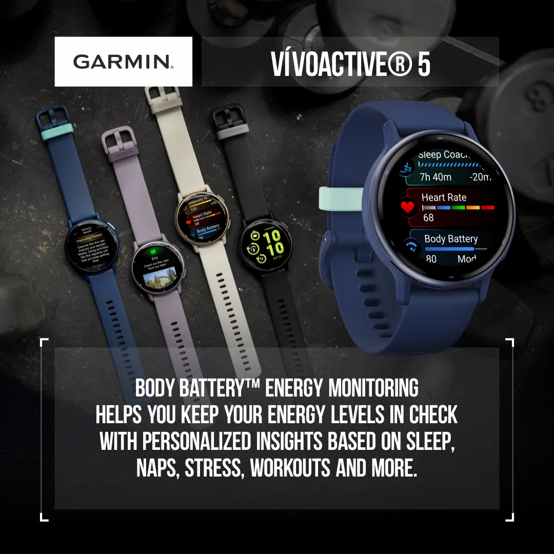 Garmin Vivoactive 5, Health and Fitness GPS Smartwatch