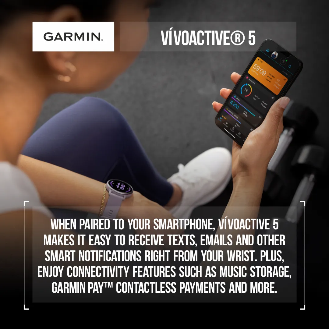 Garmin Vivoactive 5, Health and Fitness GPS Smartwatch