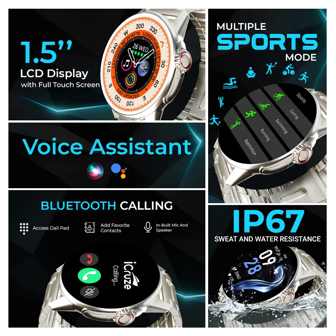 iCruze Pronto Vista Bluetooth Calling Watch