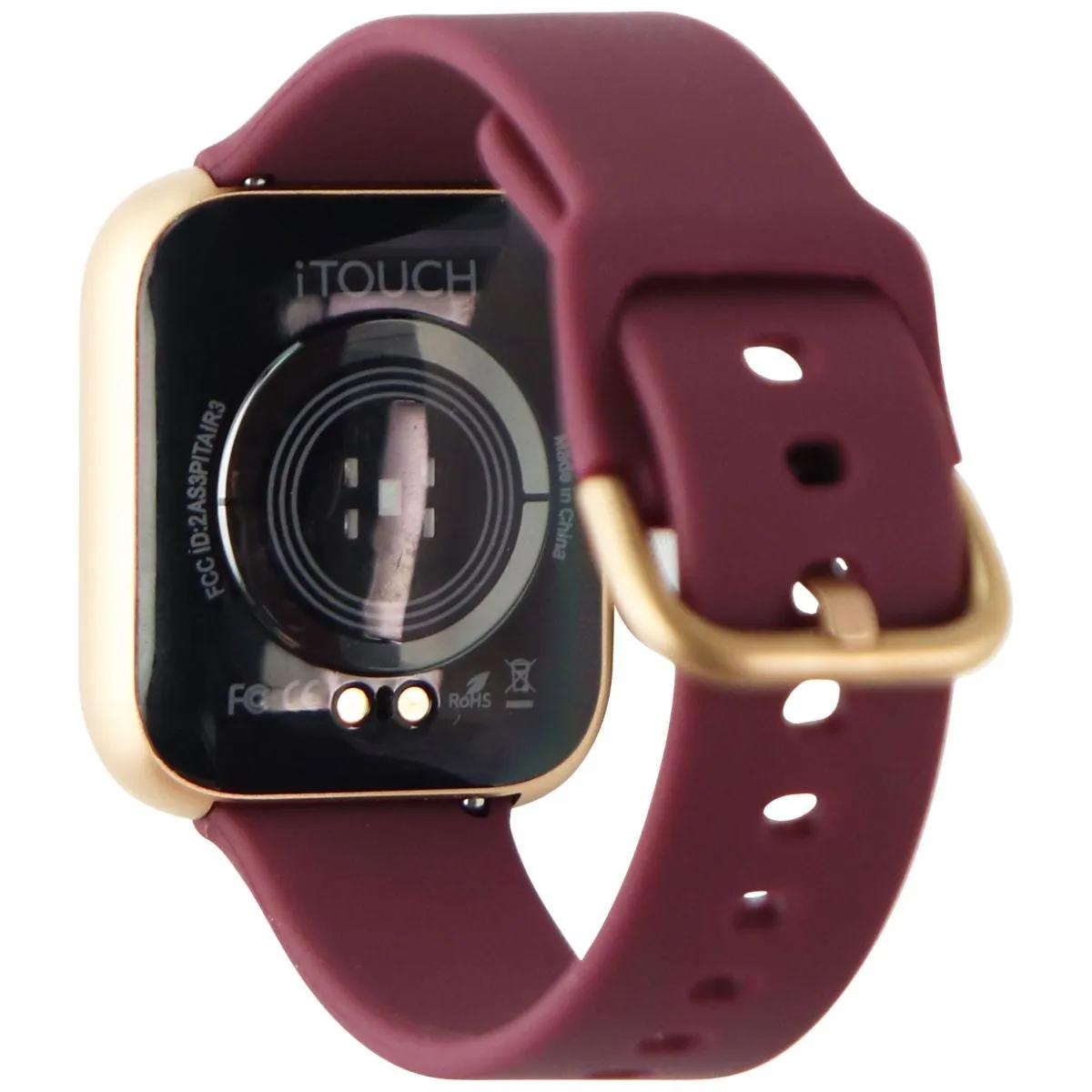 iTouch Air 3 Smartwatch for Android and iOS - (40mm) Rose/Maroon