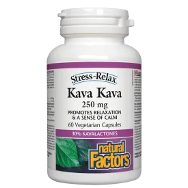 Kava Kava 250 mg, Stress-Relax® Vegetarian Capsules