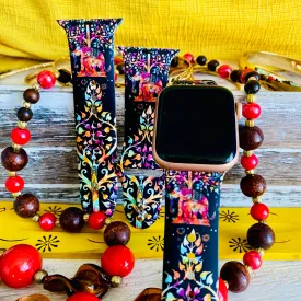 Mandala Elephant Print Band For Apple Watch