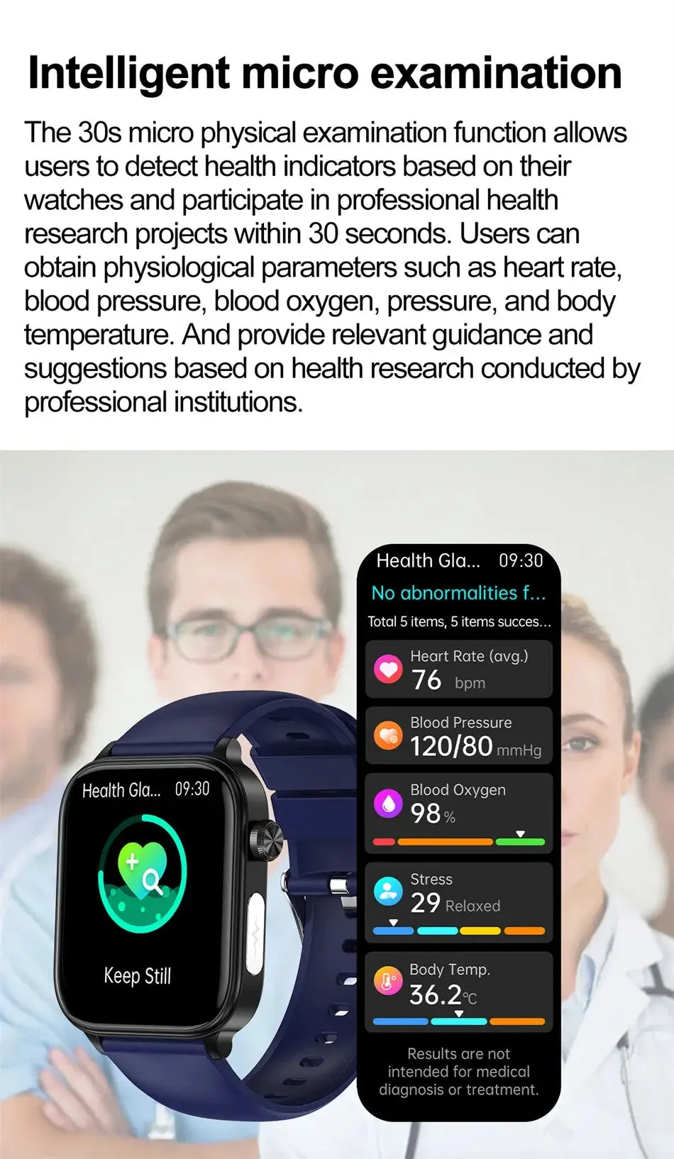 Medical Grade Smart Watch - 1.96"