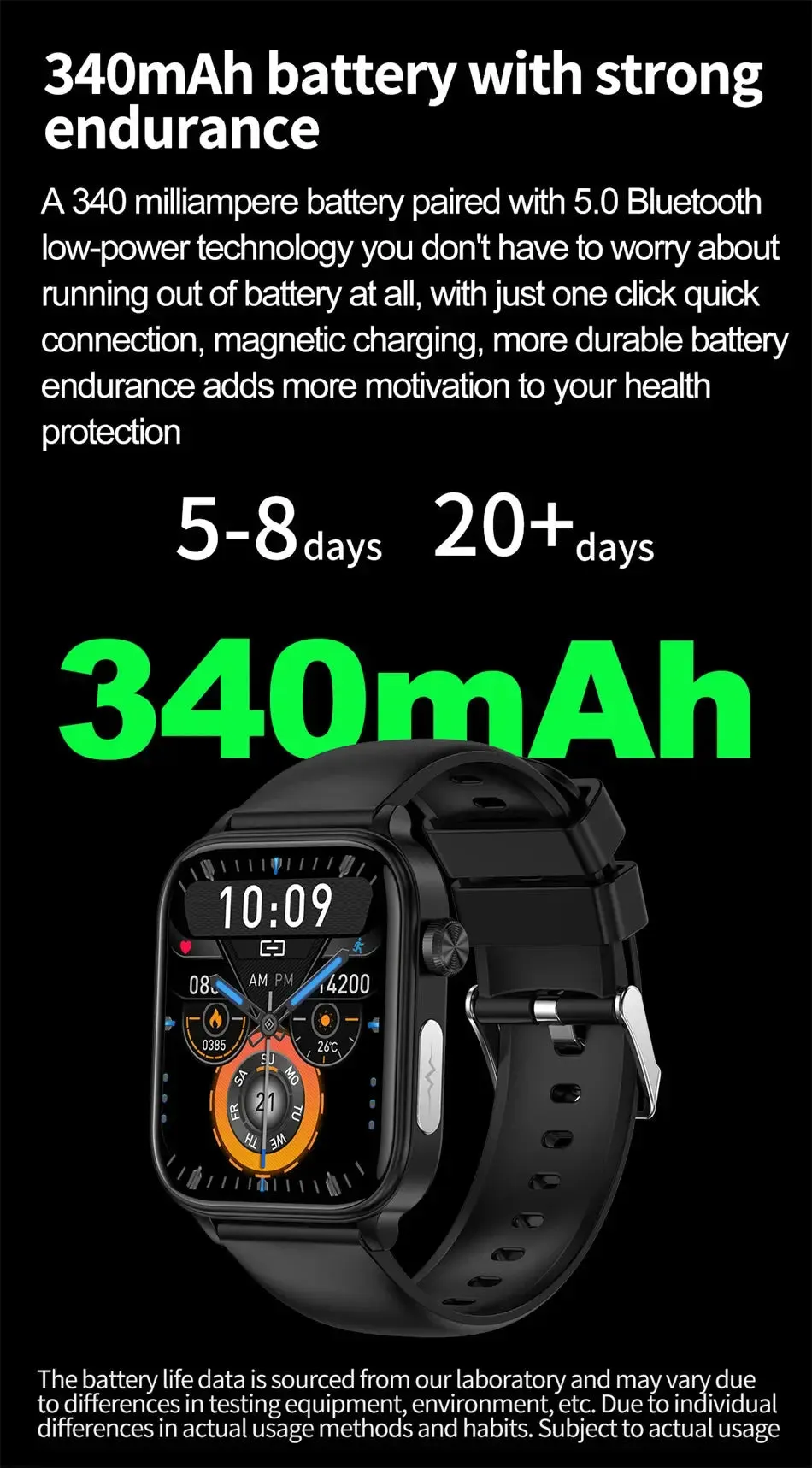 Medical Grade Smart Watch - 1.96"