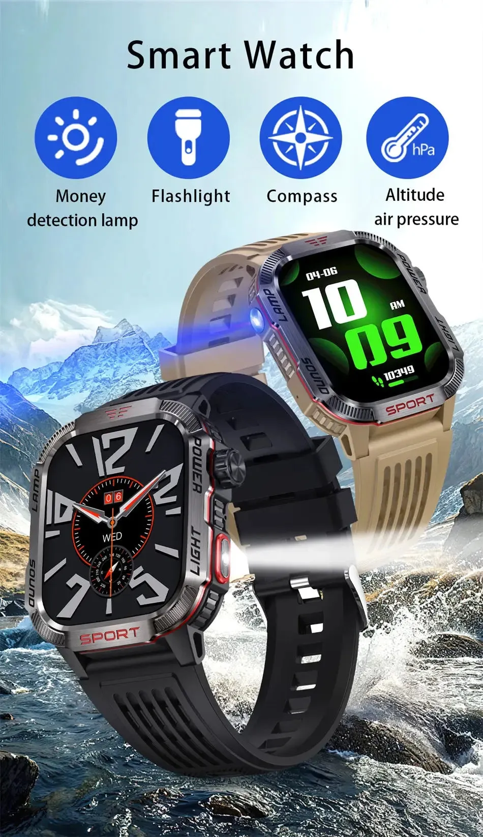 Military-Grade GPS Smartwatch