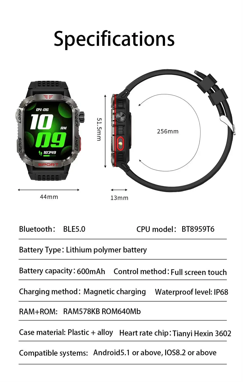 Military-Grade GPS Smartwatch