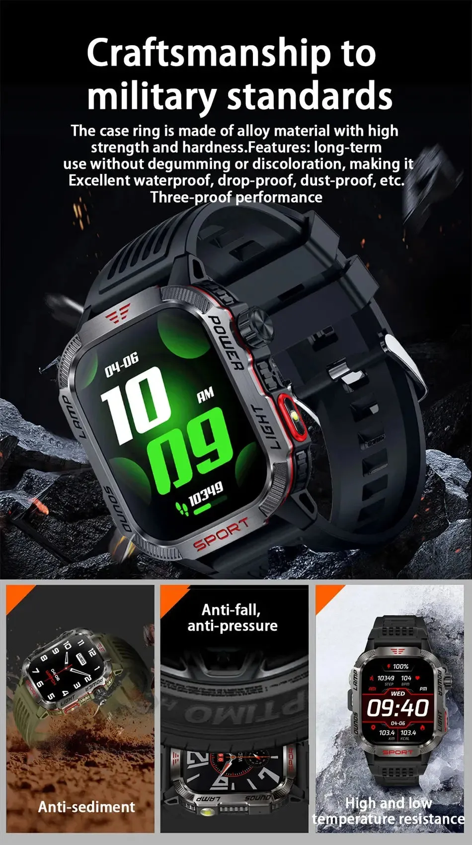 Military-Grade GPS Smartwatch