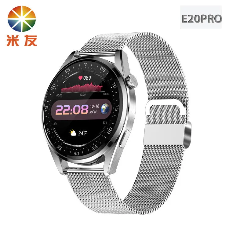 Miyou E20 Smart Watch Zinc Alloy Body Material Bluetooth Calling Teeth Play Music GPS Track