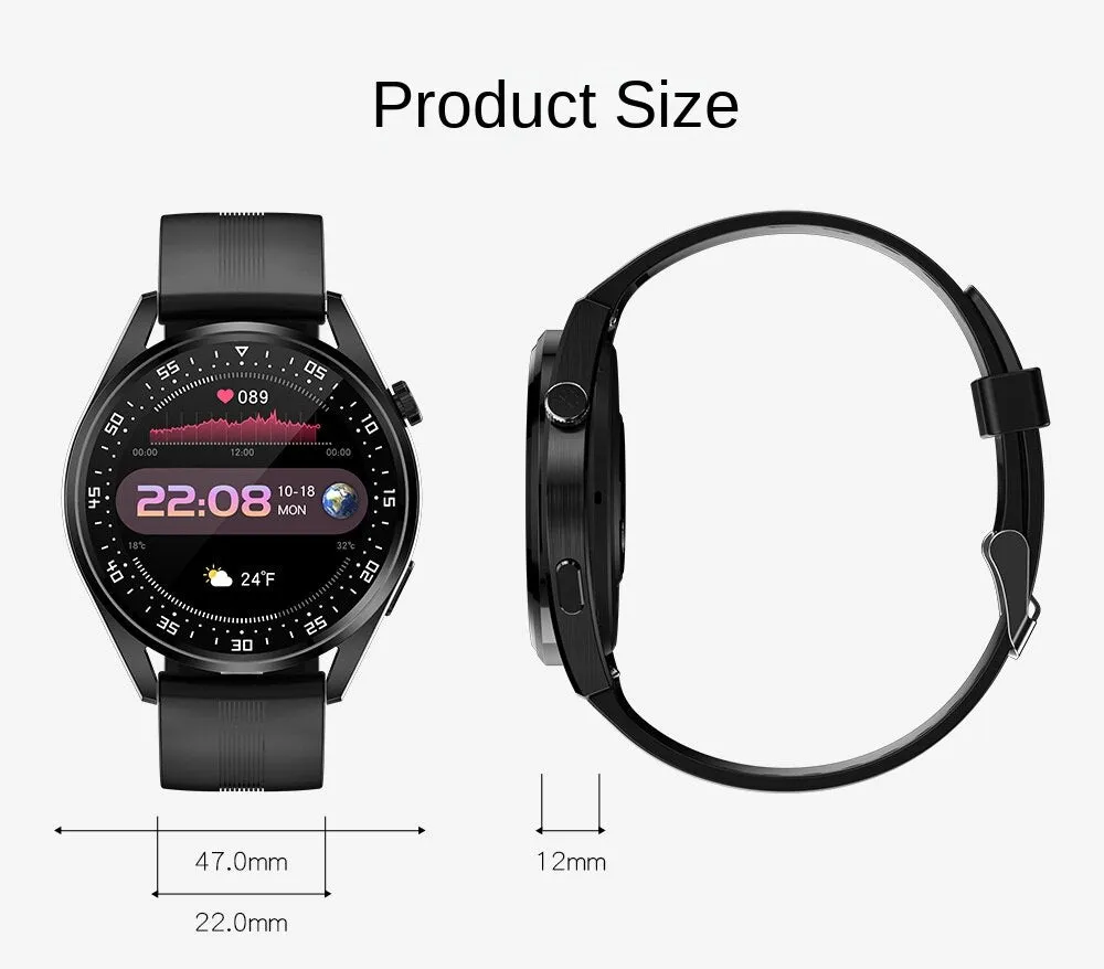 Miyou E20 Smart Watch Zinc Alloy Body Material Bluetooth Calling Teeth Play Music GPS Track