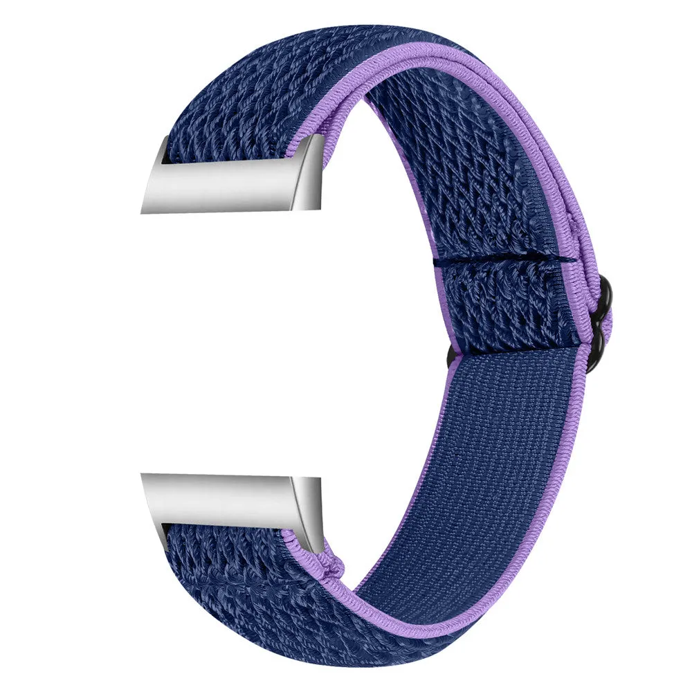 Nylon Elastic Bracelet Band Loop For Fitbit Charge 5 4 3 2 Woven Sports Watch Wrist Strap For Fitbit Charge 3 4 se