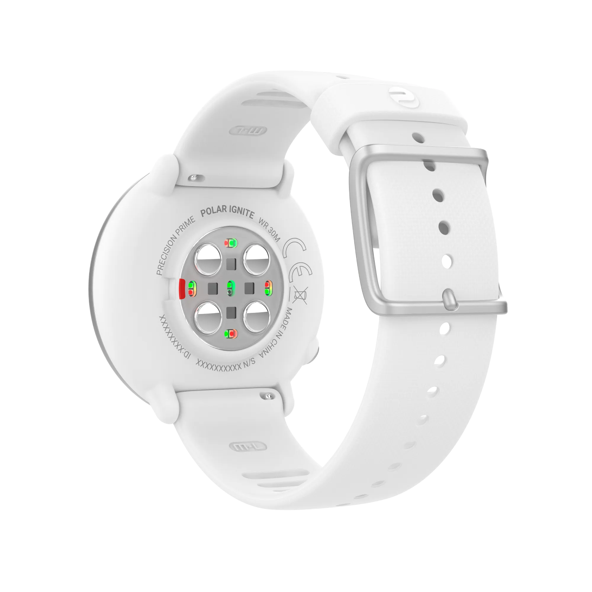 POLAR Ignite (White/Silver - Medium/Large) for ChooseHealthy