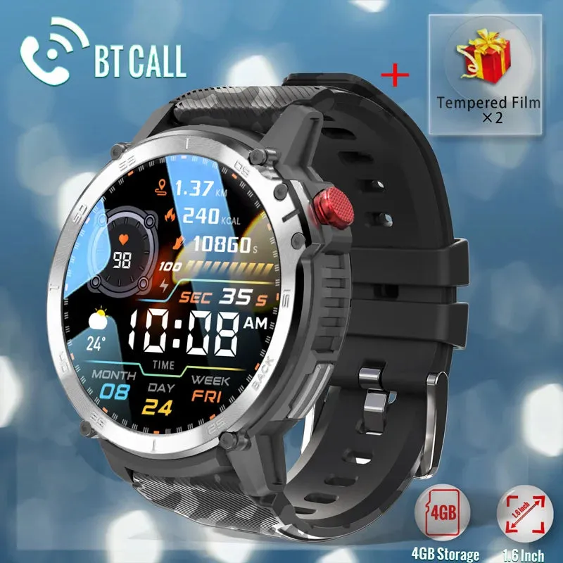 "Rugged Titan C22: The Ultimate 3ATM Waterproof Sport Smartwatch for the Modern Adventurer"