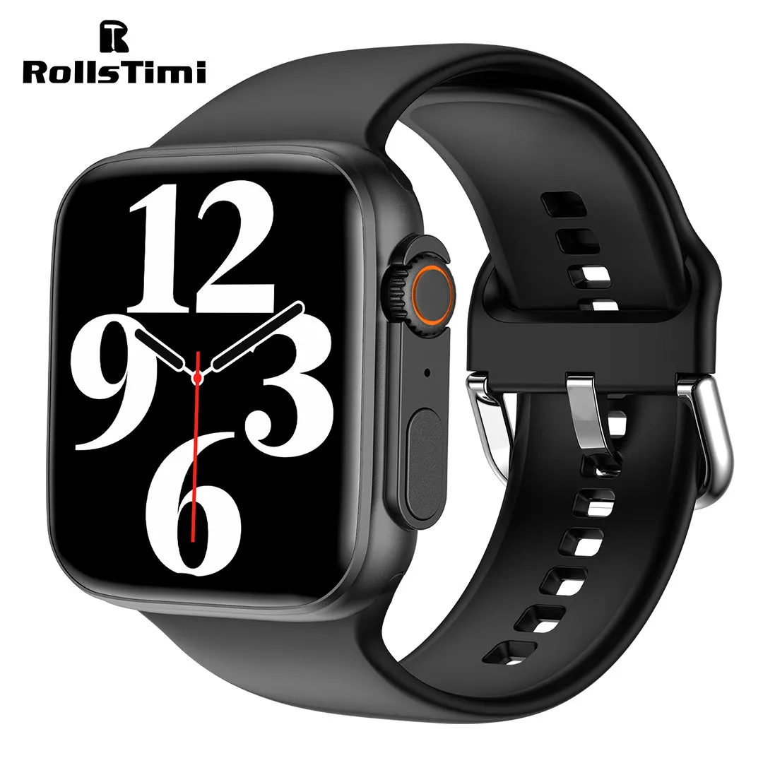 RollsTimi RT18 Fashion Men's Smartwatches Sports Fitness Tracker Waterproof Smart Watch for Women Heart Rate Blood Pressure Monitor, Bluetooth Calls