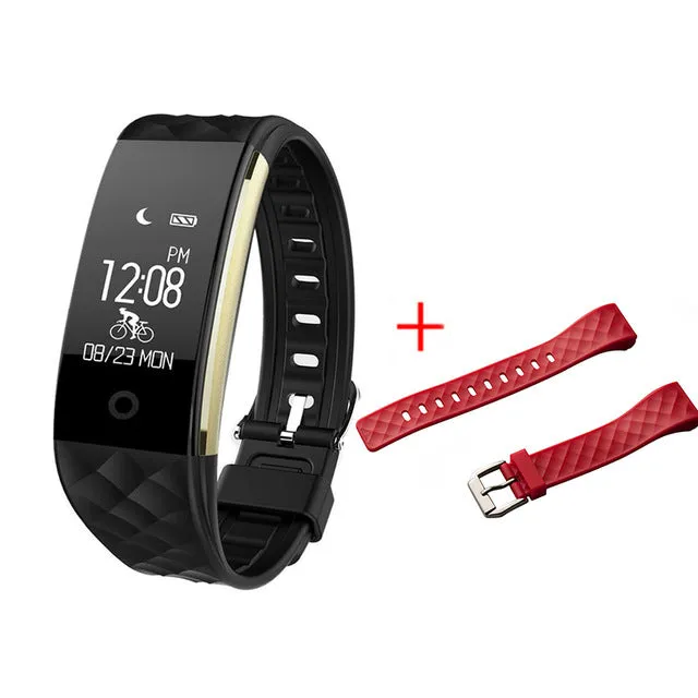 S2 Bluetooth Smart Band Wristband Heart Rate Monitor IP67 Waterproof Smartband Bracelet For Android IOS Phone  Activity Tracker