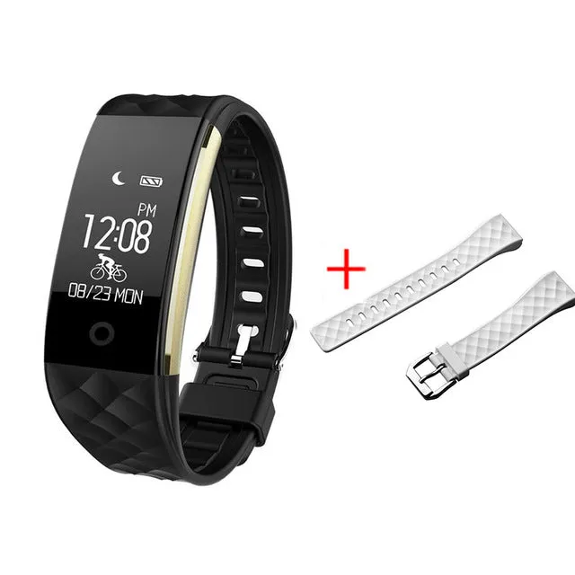 S2 Bluetooth Smart Band Wristband Heart Rate Monitor IP67 Waterproof Smartband Bracelet For Android IOS Phone  Activity Tracker