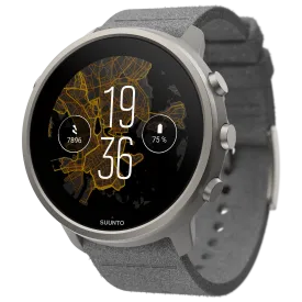 Suunto 7 Stone Gray Titanium Smartwatch with Versatile Sports Experience (SS050567000)