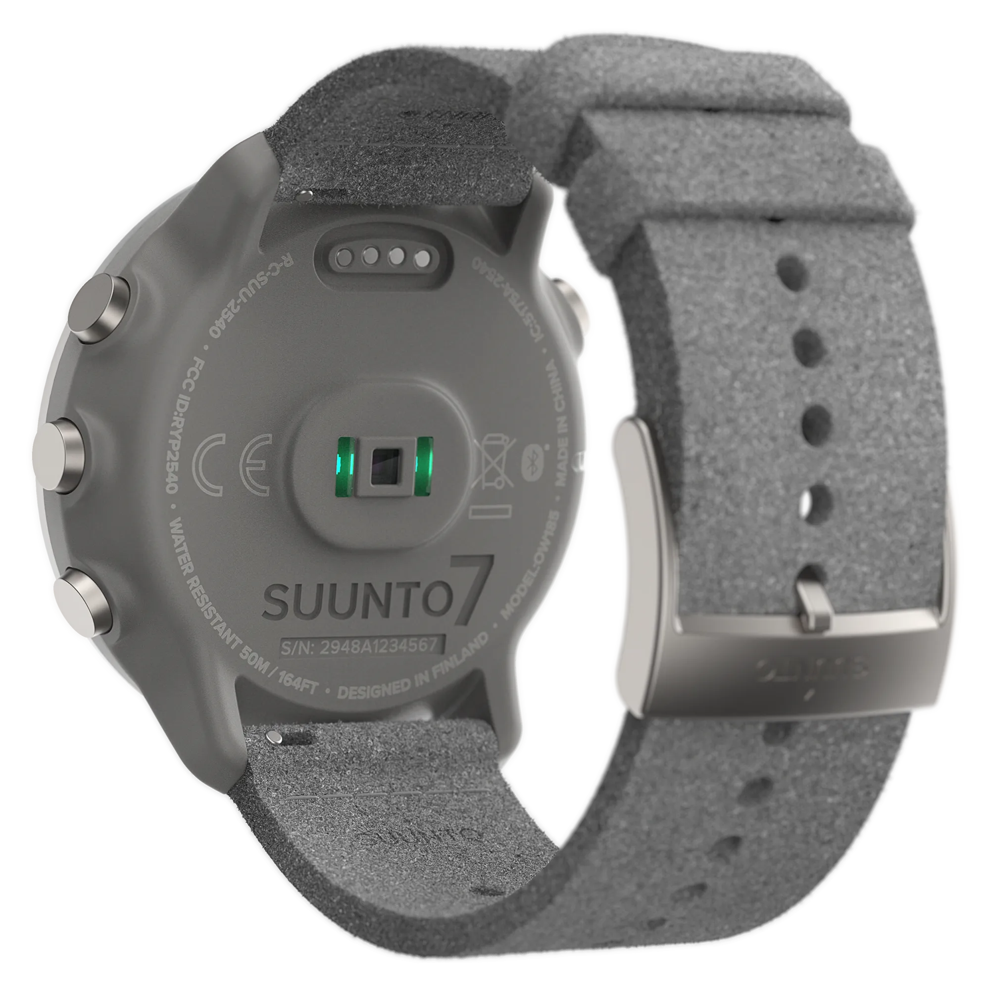 Suunto 7 Stone Gray Titanium Smartwatch with Versatile Sports Experience (SS050567000)