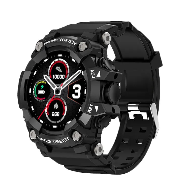 T6 Outdoor Sport Smart Watch 1.3-Inch Full round IP68 Waterproof Design 30 Days Standby Multiple Sport Modes