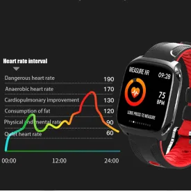 TF9 Smart Watch Color screen Heart Rate Fitness Bracelet Sleep Monitor Fitness Tracker Blood Pressure Watch Multi Sports Band