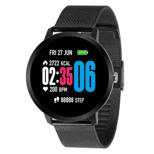 V11 Smartwatch IP67 waterproof Tempered glass Activity Fitness tracker Heart rate monitor